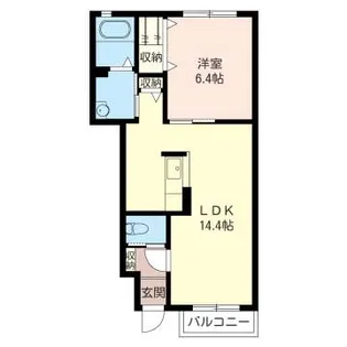 ナチュール白銀【1階】の間取り