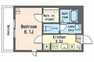 グリーンプラザ武蔵野【2階】の間取り