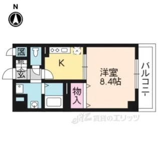 グレース大嘉【4階】の間取り