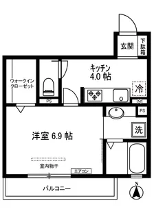ノイエ武蔵小杉【3階】の間取り