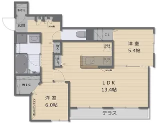 silenzio【1階】の間取り