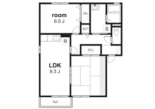 あさがお【1階】の間取り