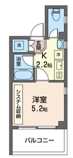 クレストブルー住吉【1階】の間取り