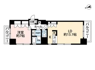 桜の杜レジデンス【2階】の間取り