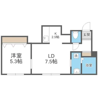 ラピリス【2階】の間取り