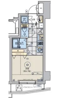 ベルグレードKS DUE【6階】の間取り