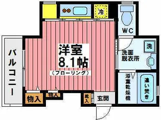 ジェルソミーナ【4階】の間取り