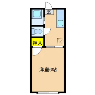 寿サンハイツ【1階】の間取り