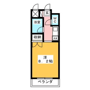 ルミネ松本【2階】の間取り