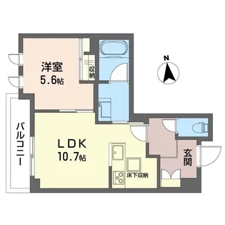 スカイ ガーデン【1階】の間取り