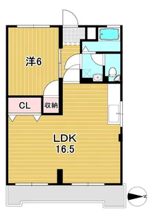 青山ハイツ【1階】の間取り