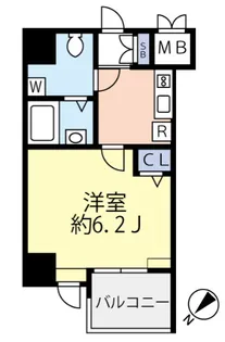 グランヴァンメトロI【4階】の間取り