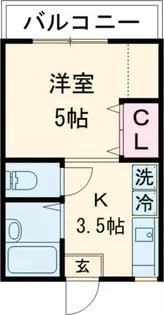 青山マンション【3階】の間取り