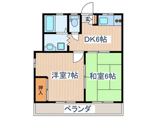 ヴィラプリメイラ【2階】の間取り