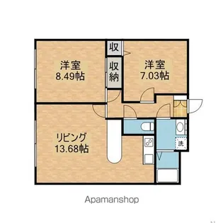 グランドパレス鹿嶋【3階】の間取り