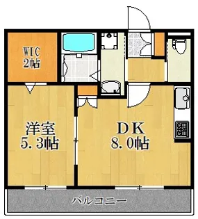 ベルフローラ【2階】の間取り