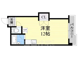 ヴァンコート三軒家東【3階】の間取り