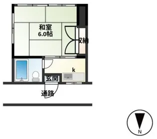 ユーコーポ【2階】の間取り
