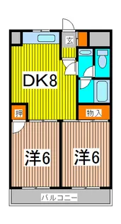 第2春日ビル【2階】の間取り