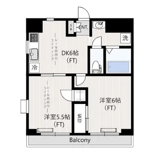 メープル中原【3階】の間取り