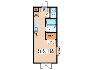 やよい館A【2階】の間取り