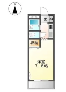 エクセレンス延友【1階】の間取り
