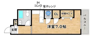 ラ・パルフェ・ド・パラツィーナ【3階】の間取り