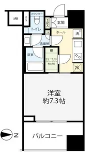 パークコート南麻布【3階】の間取り