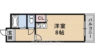 メイプルヴィラ茨木2【1階】の間取り