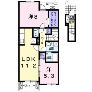 レジデンシア【2階】の間取り
