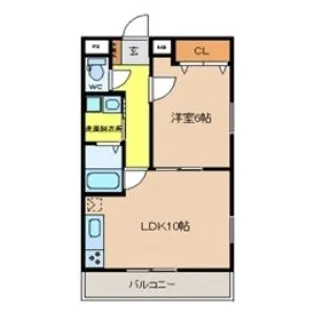 エス・コート一条【2階】の間取り