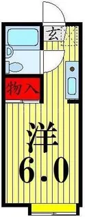 キャピタル北綾瀬A【1階】の間取り