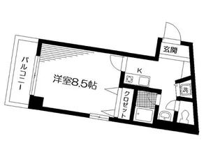 サンピア西須賀【4階】の間取り