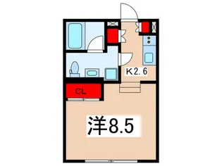 PASEO武蔵小山III【1階】の間取り