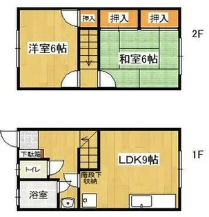 橘コーポの間取り