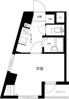 プレール南馬込【7階】の間取り