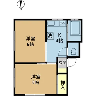 広沢アパート【3階】の間取り