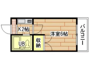 ベル旭町【2階】の間取り