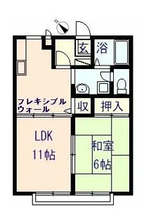 ヴェルボヌール【2階】の間取り