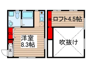 PATIO町屋の間取り