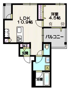 サンクレスト【4階】の間取り