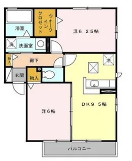 シャトルエミネンス【2階】の間取り
