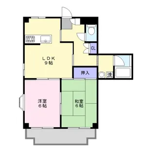 ハイネスたき【3階】の間取り