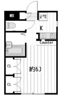 オリバーハウスII【2階】の間取り