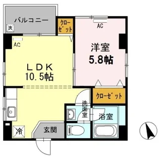 プチメゾン久保【3階】の間取り