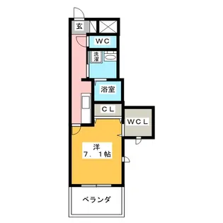 de onze【2階】の間取り
