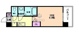 エグゼ江坂【2階】の間取り