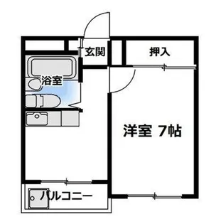 ジュリアハイツ【2階】の間取り
