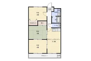 エクセル北町【2階】の間取り