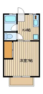 シティハイム大泉【1階】の間取り